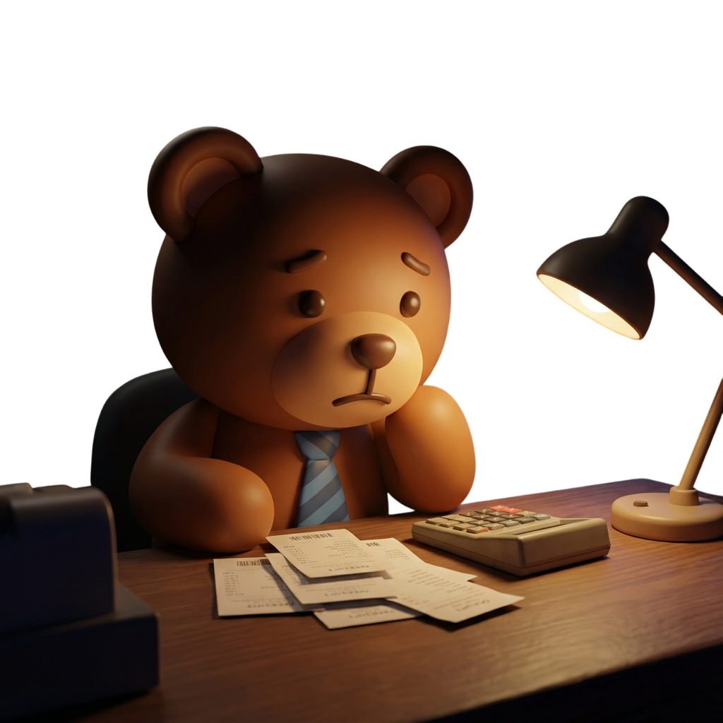 고민하는 곰실장